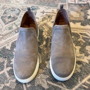 Womens Caslon grey suede slip on shoe